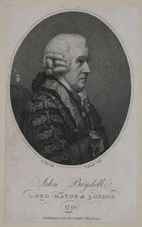 John Boydell. Lord Mayor of London. 1791.