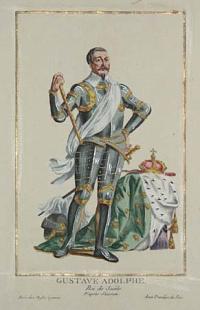 [Sweden] Gustave Adolphe.  Roi de Suede D'apres Stouman.