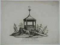 Pavillon Chinois. pr&egrave;s le jardin du S&eacute;nat Conservateur.