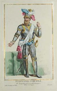 Fernand. Cortez.  Pr. Conquerant de la nouvelle Espagne.  Histoire des Voyages.