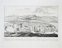 Prospecturs Ewitatis Edinburgenae a praedio Dean dicto. The Prospect of Edinbrugh from ye Dean. 2.