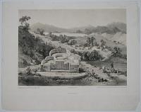 Tombeau et Village entres Les Baies de Hong-Kong et de Cow-Loon.