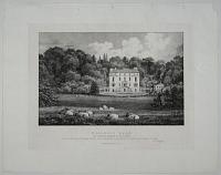 Woodcote Park. The Residence of Baron de Teissier. To whom this View of the East Front is most respectfully inscribed by his obedient and obliged Servant. G.F. Possner.