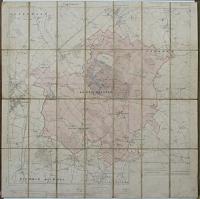 [Braxted Park estate map, with mss. additions about shooting stands.]