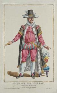Maurice De Nassau, Stathouder de Hollande.  Tire du Cabinet des Estampes du Roi.