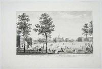 A View of the Parade in St. James's Park. V&uuml;e de la Parade dans le Parc de St. James.