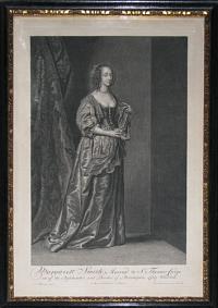Margarett Smith, Married to Sr. Thomas Carye one of the Bedchamber, and Brother of Philadelphia Lady Wharton.