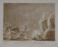 [Shipwreck in a storm.] From the Original Drawing in the Collection of the Duke of Devonshire. No 72.