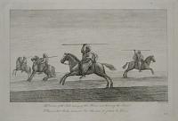The Exercise of the Arabs managing their Horses and throwing the Lance.
