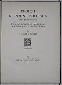 English Mezzotint Portraits and their states from the Invention of Mezzotinting until the early part of the 19th Century.