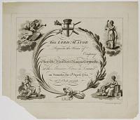 The Lord Mayor Requests the Honor of [blank] Company to meet the Most Noble Marquis Cornwallis,