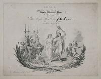 [Ticket] A Ball ['At the Mansion House' crossed in ink] April 19th, 1802.  The Right Honble. Sir ['John Eamer' crossed in ink], Lord Mayor.