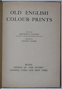 Old English Colour-Prints.