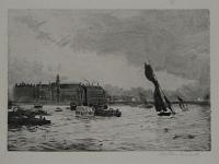 [County Hall and Westminster Bridge.]