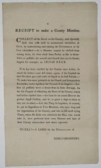 A Receipt to make a County Member.