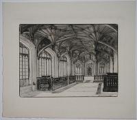 Divinity School Oxford [etched in plate to lower right.]