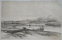 [Hobart Town from Kangaroo Bay.]