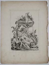 [Plate 7: Rococo design with Figures.]