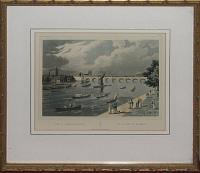 View of Waterloo. Vue du Pont de Waterloo.