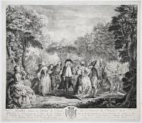 Ballet dans&eacute; au Th&eacute;atre de l'Opera, dans le Carnaval du Parnasse. Acte Ier.