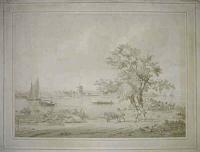 [View by the River Thames near Nine Elms].