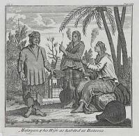 Malayan & his Wife as habited at Batavia.
