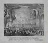 Representation of the Dinner in the Theatre Royal Manchester on the 4.th Dec.r 1832.