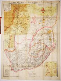 The Times Map of British South Africa, the Transvaal and Orange Free State.
