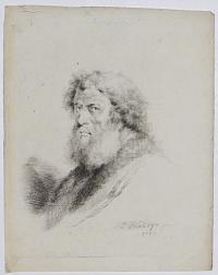 [Portrait of a bearded man; style of Rembrandt.]
