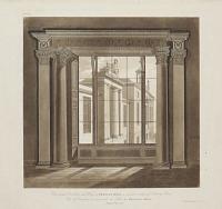 View of the Corridor and Wing of Preston Hall, as seen from within the Drawing Room.
