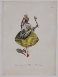 Indienne, repr&eacute;sentant. Minerve P&eacute;ruvienne.