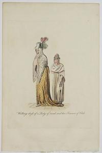 Walking dress of a Lady of rank, andher Servant of Chili.