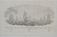 United States Squadron under Com. Bainbridge returning triumphant from the Mediterranean in 1815.