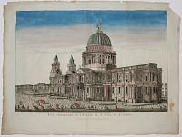 V&uuml;e Ext&eacute;rieure de l'Eglise de St. Paul de Londres.
