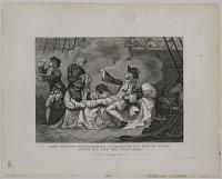 Adml Benbow courageously commanding his Men to fight after his Leg was shattered