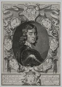 L'Illustrissimo Cavaliero Giovanni Viconte Mordaunt D'Aviland Barone de Rygase Contestabile del Real Castello di Windsore, e Luogo Tenente del Contado di Surrey.