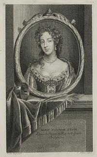 Marie Eleonor d'Este. Épouse de Jacques II Roy de la Grande Bretagne.