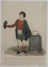 Young Burns at the Grave of his Father.