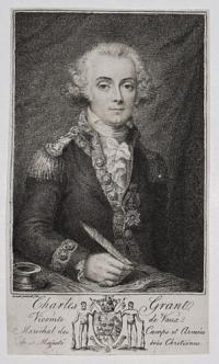 Charles Grant. Vicomte de Vaux. Marechal des Camps et Armees de sa Majeste tres Chretienne.