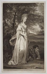 The Hon.ble Mrs. Tollemache, in the Character of Miranda.