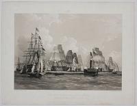 No.2. The Experimental Squadron. Getting under-weigh, at Spithead, July 15th. 1845.