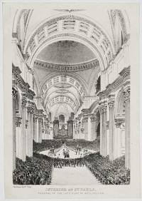 Interior of St. Pauls, Funeral of the Late Duke of Wellington.