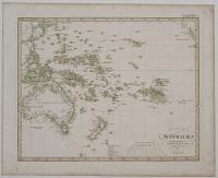 Australien nach Krusenstern u. A. in Mercators Projection