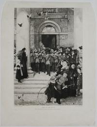Sons of the Brave. The orphan Boys of Soldiers, Royal Military Asylum, Chelsea.