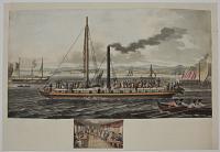[View of British Steam Vessels under Weigh.]