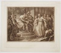 [Edward Prince of Wales presenting the Captive King John of France & his Son to his Father Edward the 3rd.]