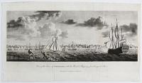 View of the Town of Paramaribo, with the Road & Shipping; from the opposite Shore.