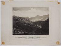 To the Right Honble Lord William Beauclerk. This View of Bathafern Hills, from Coedmarchan Rocks.
