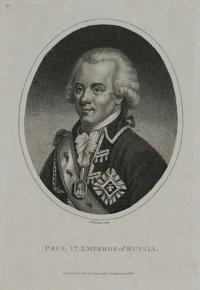 Paul I.st Emperor of Russia.