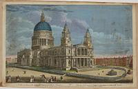 North west View of the Cathedral Church of St Paul, London.